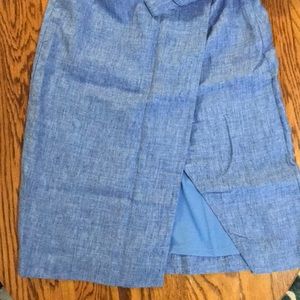 Banana Republic Skirts - Feathered Blue: Below the knee skirt Banana Republic Skirts - Feathered Blue: Below the knee skirt